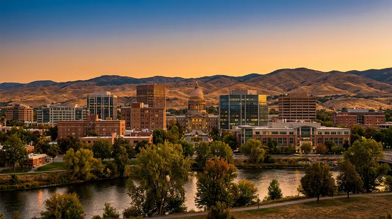 Boise skyline representing Idaho business opportunities
